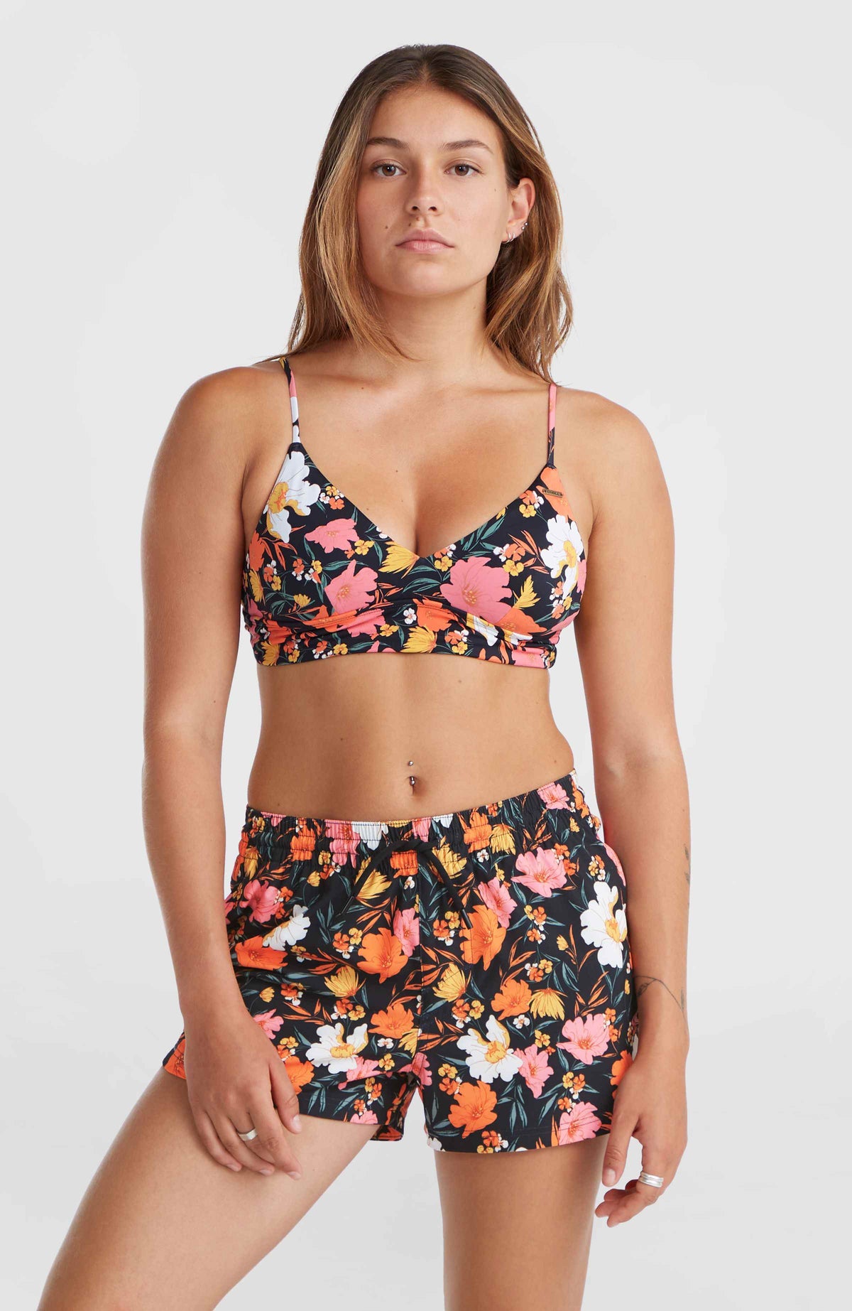 Anglet 11'' Badehose | Black Bluemchen