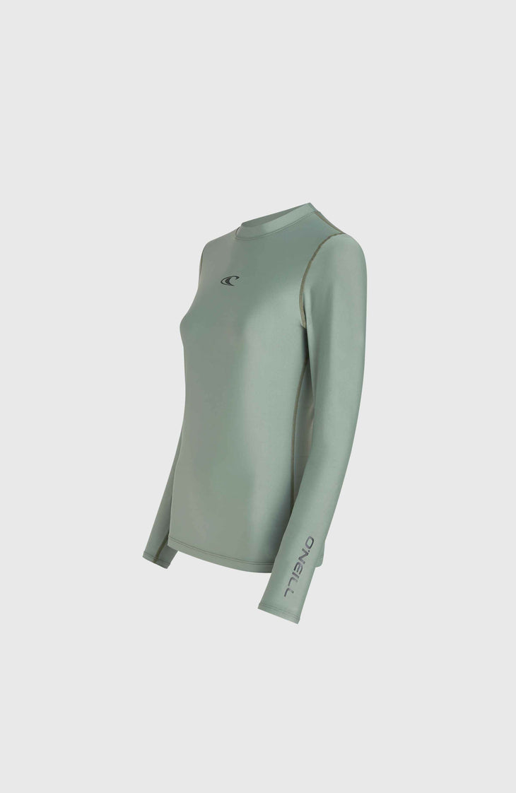 Essentials Bidart Longsleeve-Schwimmshirt | Lily Pad