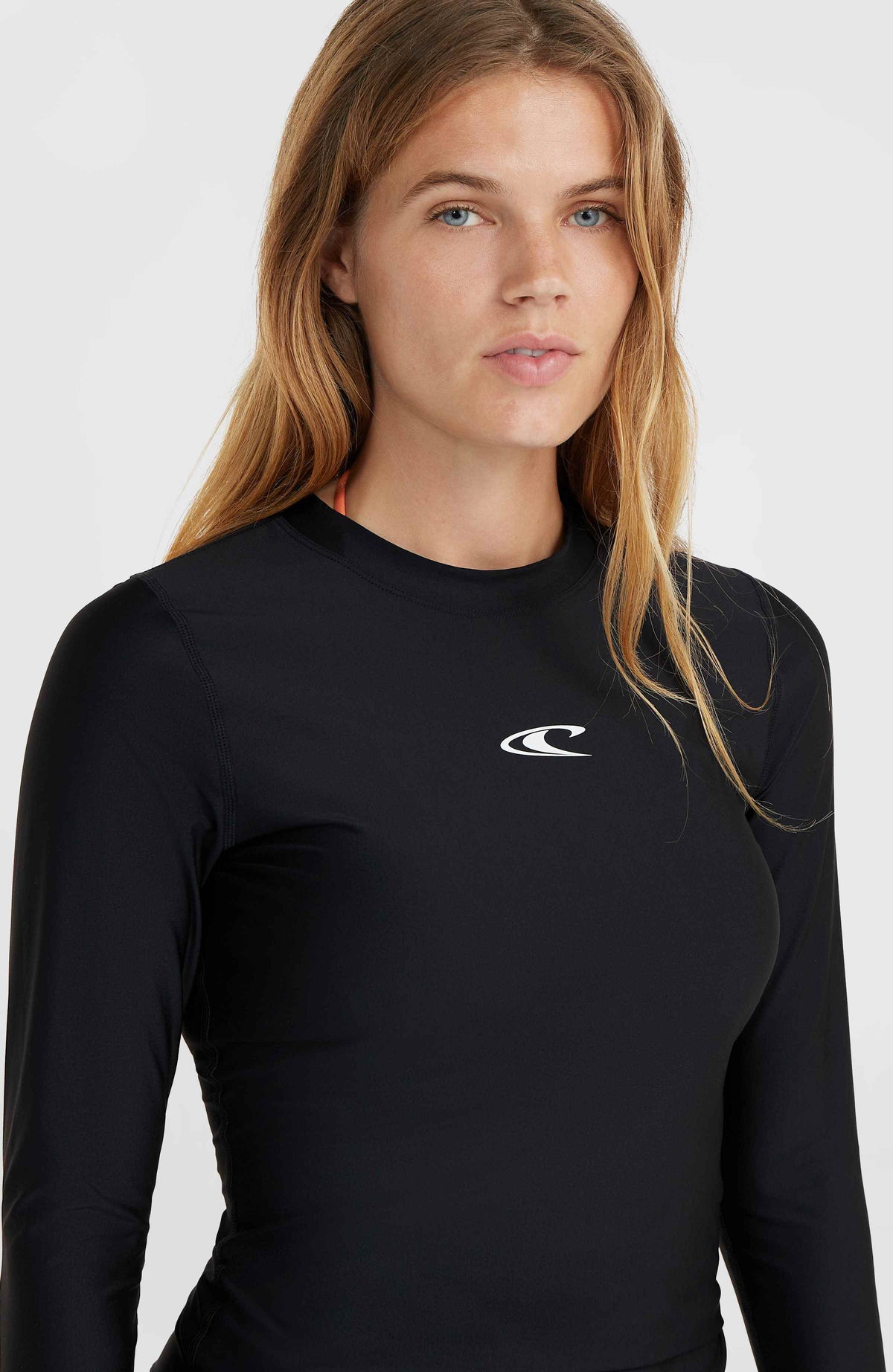 Essentials Bidart Longsleeve-Schwimmshirt | Black Out