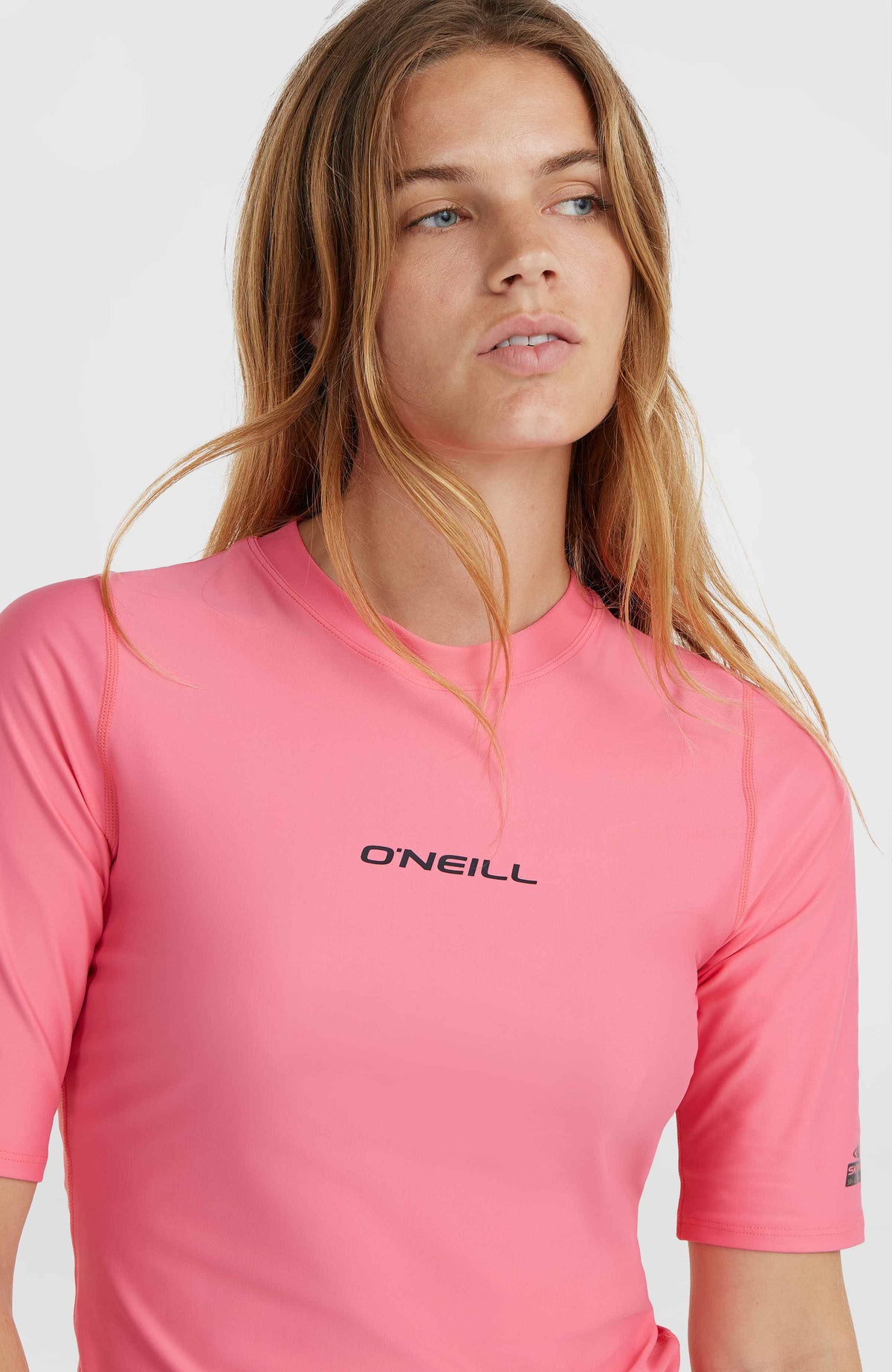 Essentials Bidart Shortsleeve-Schwimmshirt | Perfectly Pink