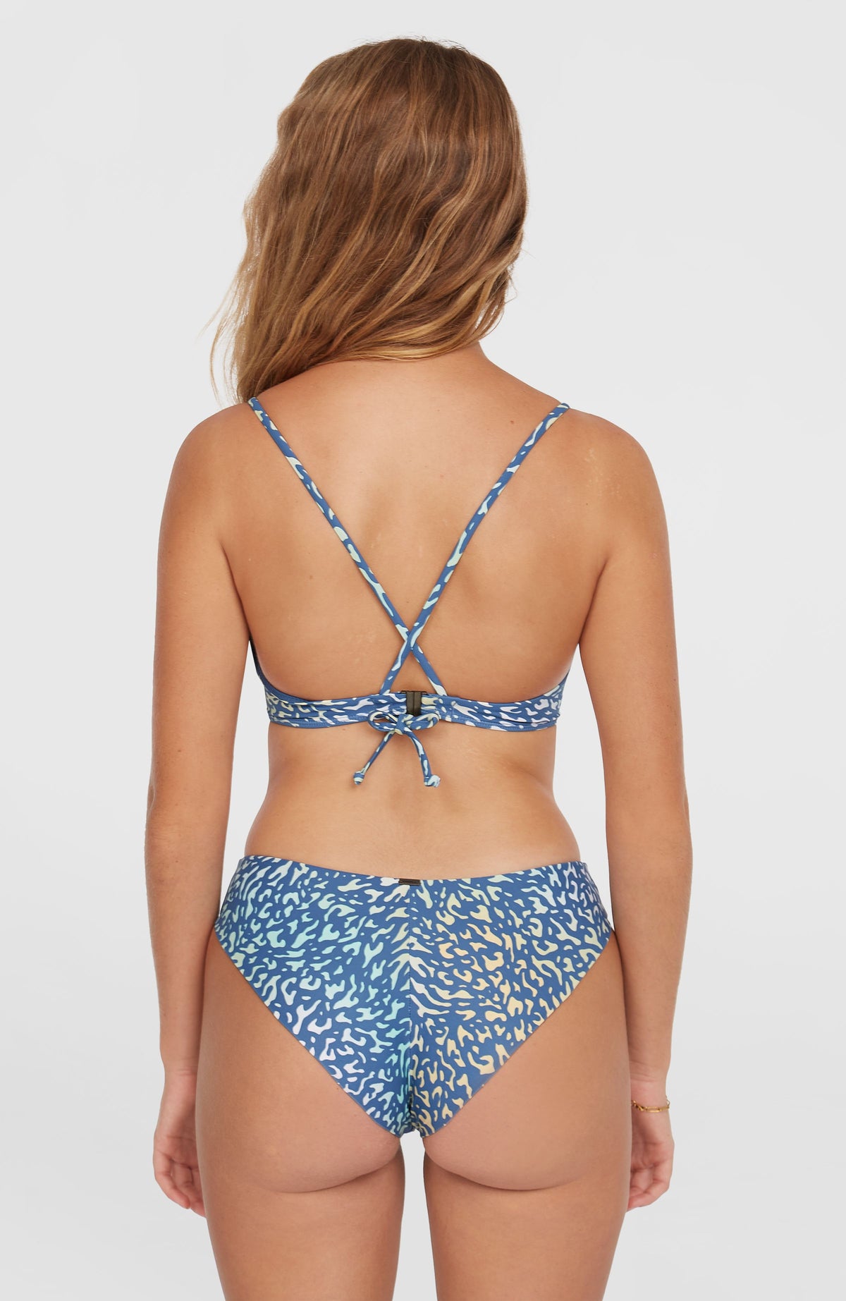 Baay Bikini-Oberteil | Yellow Animal Blur
