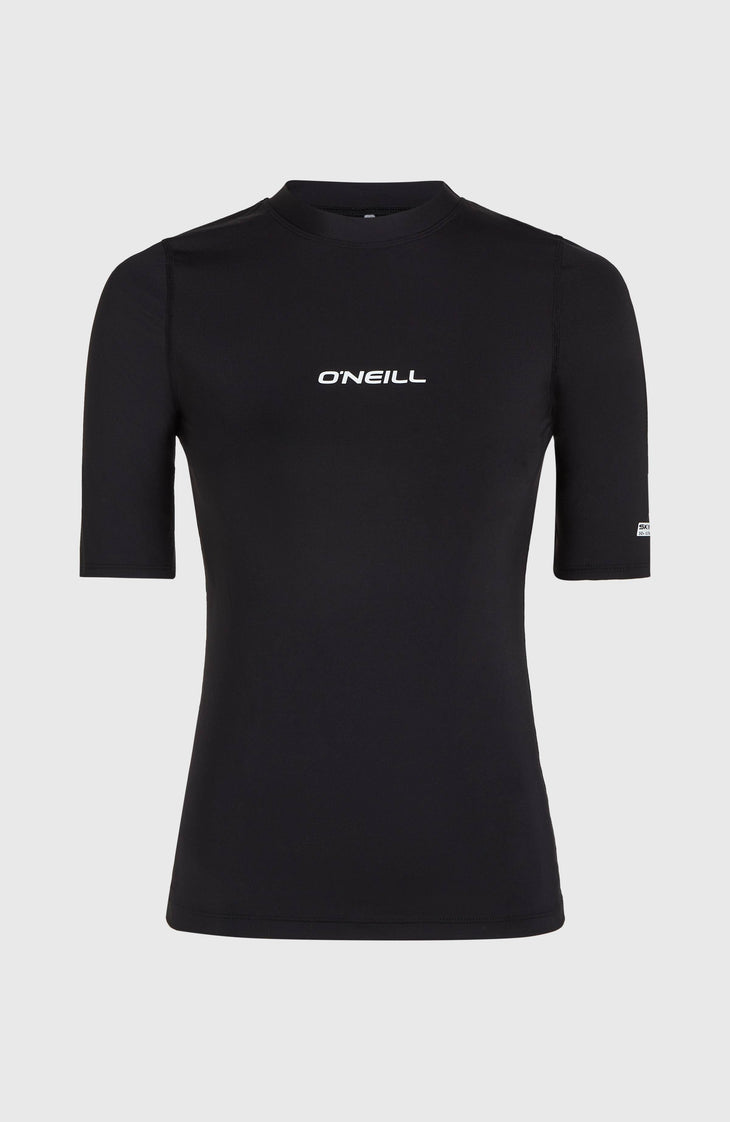 Essentials Shortsleeve-Schwimmshirt | Black Out