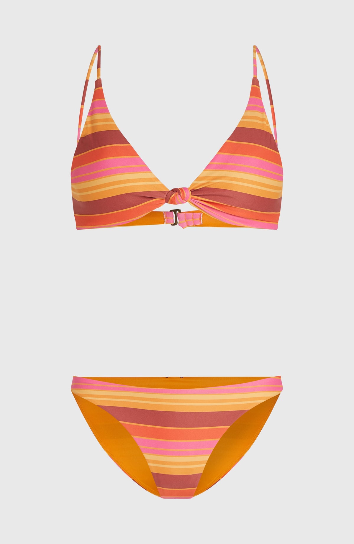 O'Riginals Pismo Flamenco Bikini-Set | Orange Sunny Stripe