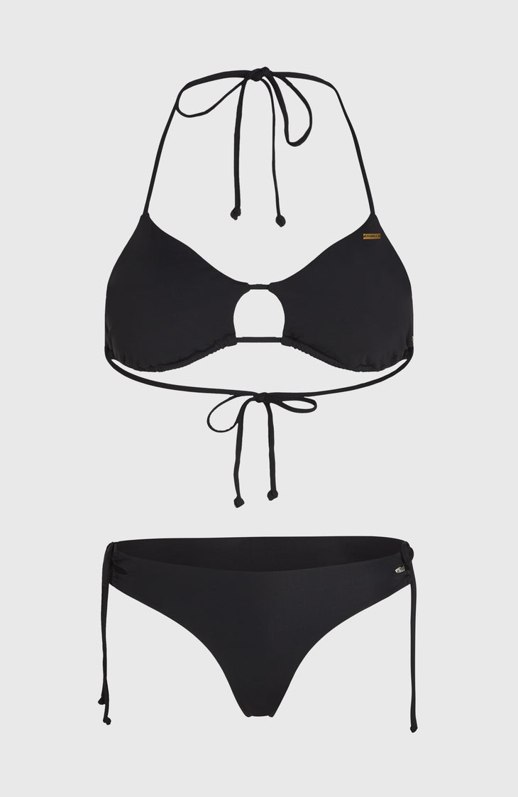 3X Schnelltrocknendes Madrid Jensen Bikini-Set | Black Out