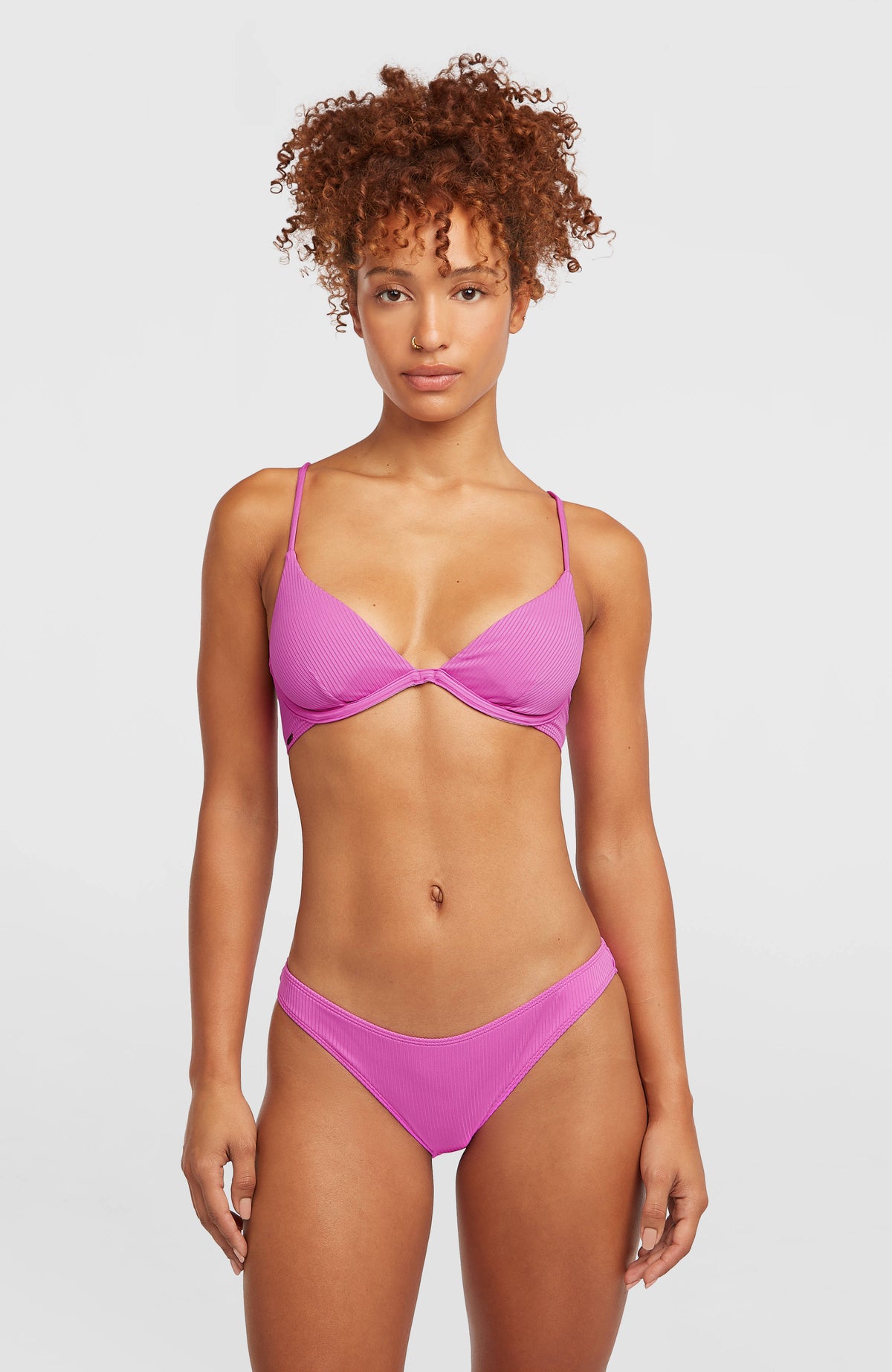 Honopu Rockey Bikini-Set | Electric Fuschia