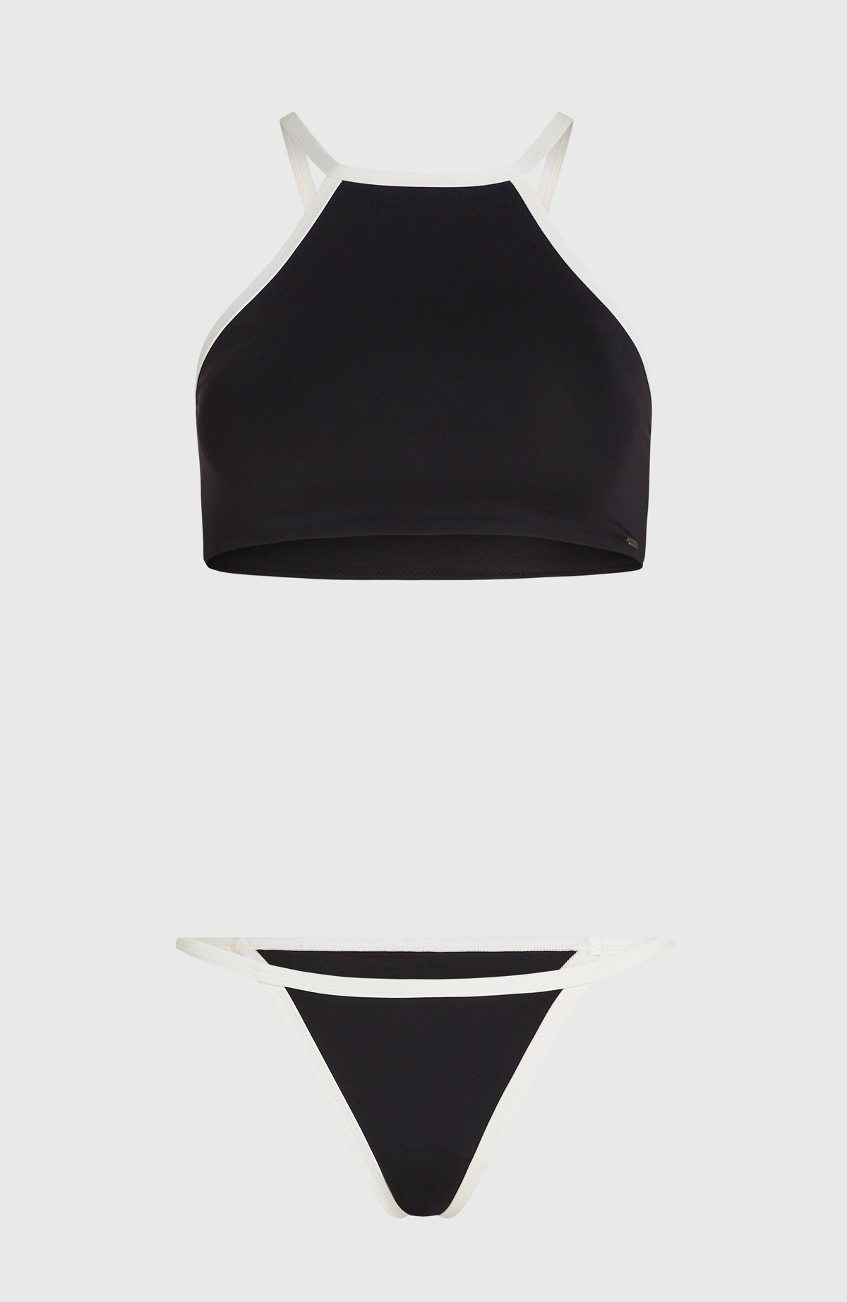 High-Neck Bikini-Set | Black Out