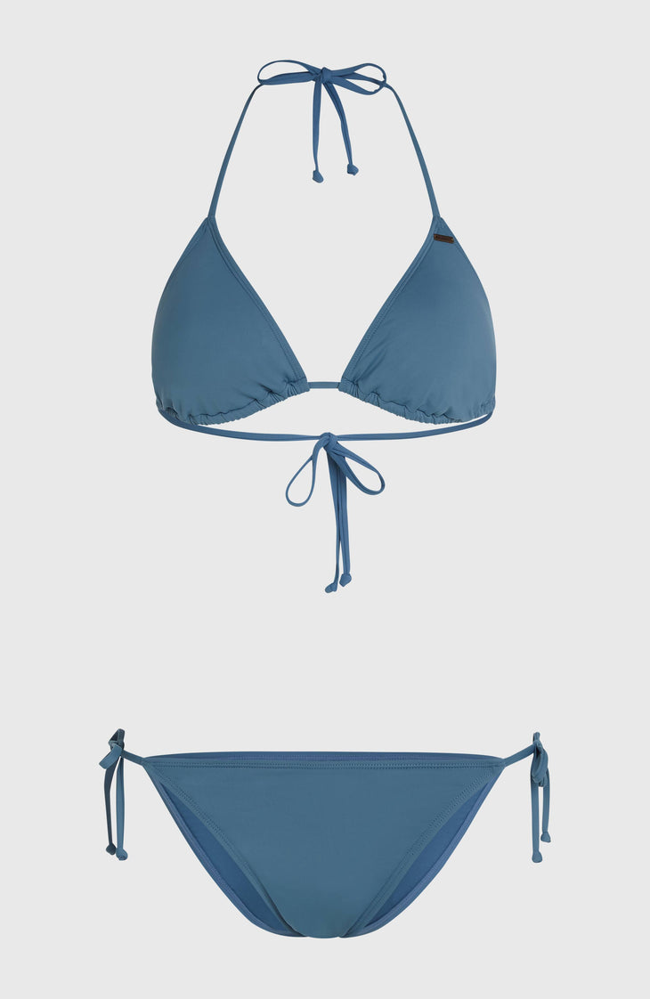 Essentials Capri Bondey Bikini-Set | Copen Blue