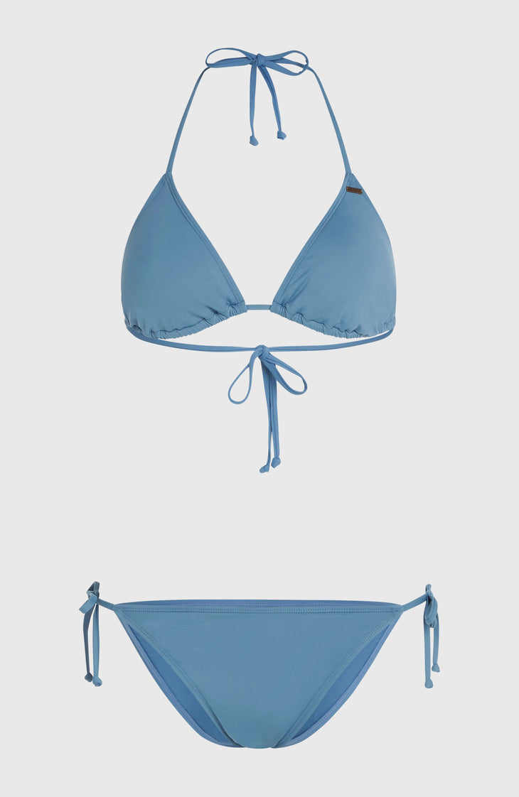 Essentials Capri Bondey Bikini-Set | Copen Blue