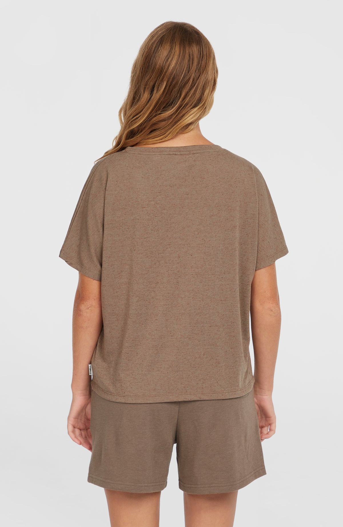 Essentials Script T-Shirt in Drape-Optik | Pure Cashmere