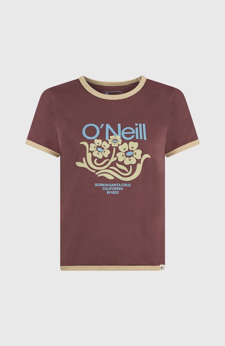 O'Riginals Front Print T-Shirt | Purple Gray