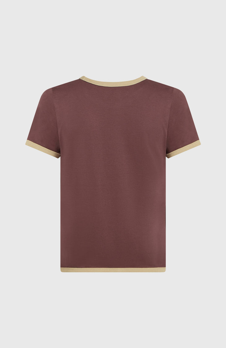 O'Riginals Front Print T-Shirt | Purple Gray