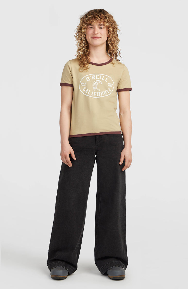 O'Riginals Front Print T-Shirt | Olive Blush