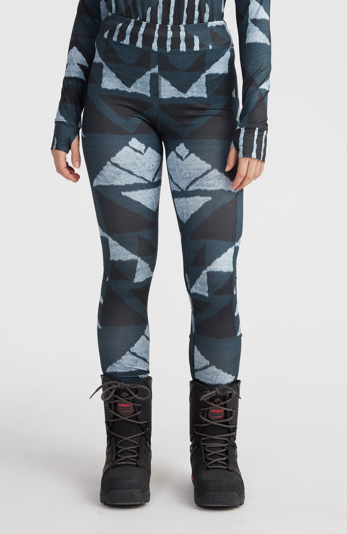 Thermounterhose | Blue Triangle Ikat