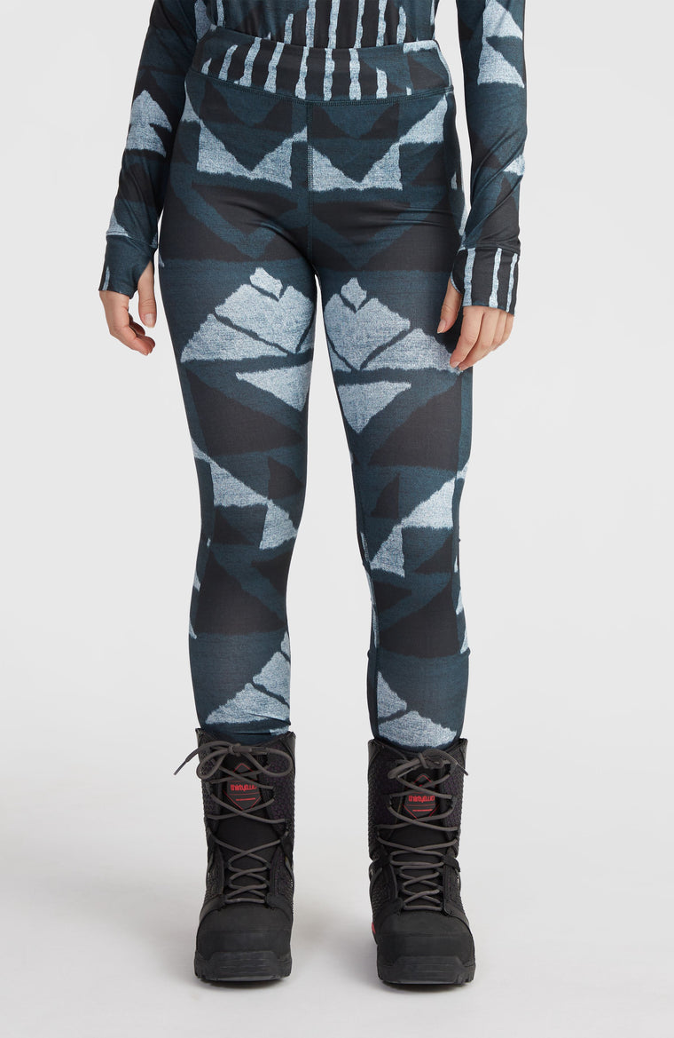 Thermounterhose | Blue Triangle Ikat Thermounterhose | Blue Triangle Ikat