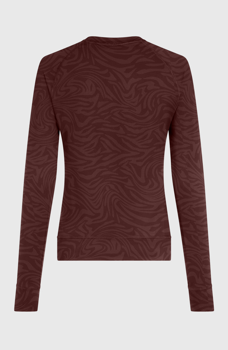 Thermoshirt | Purple Grey Swirl Zebra