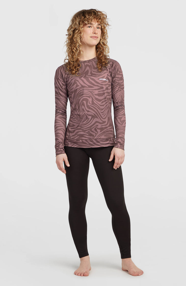 Thermoshirt | Purple Grey Swirl Zebra