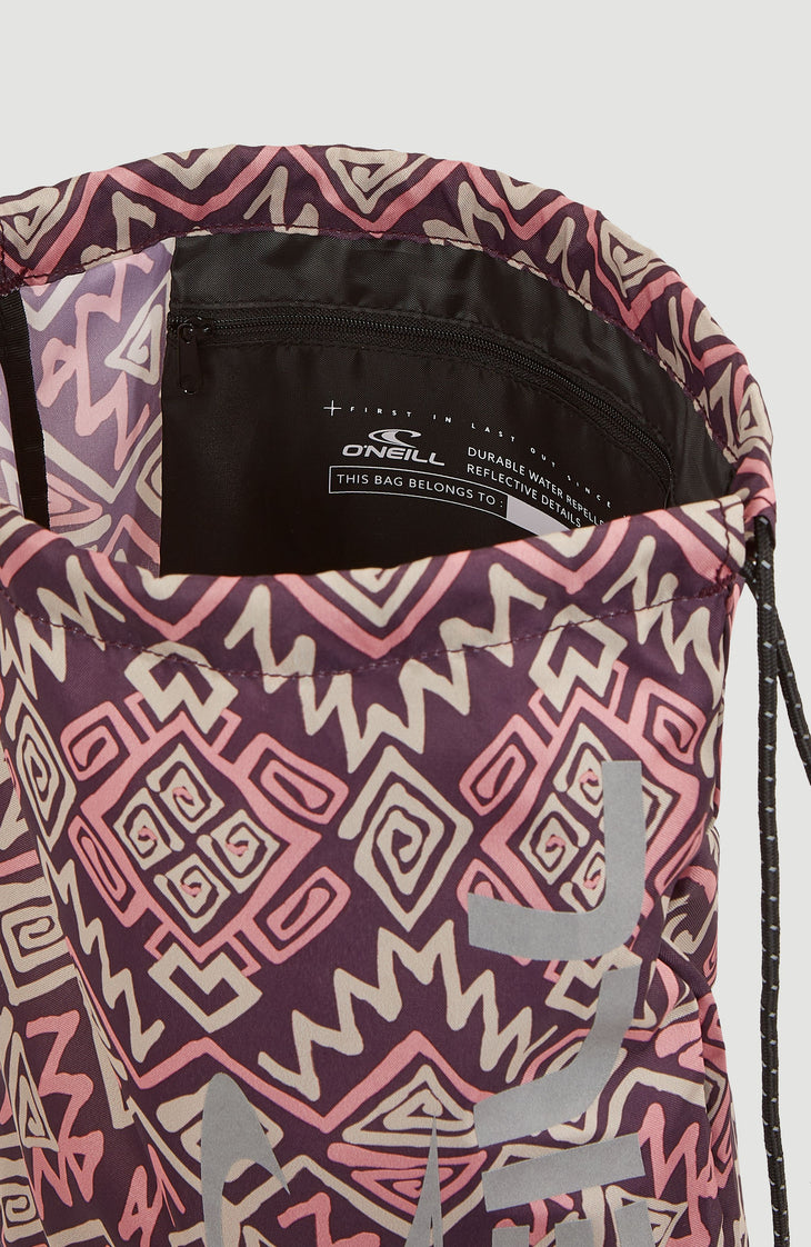 Turnbeutel | Purple Retro Ikat