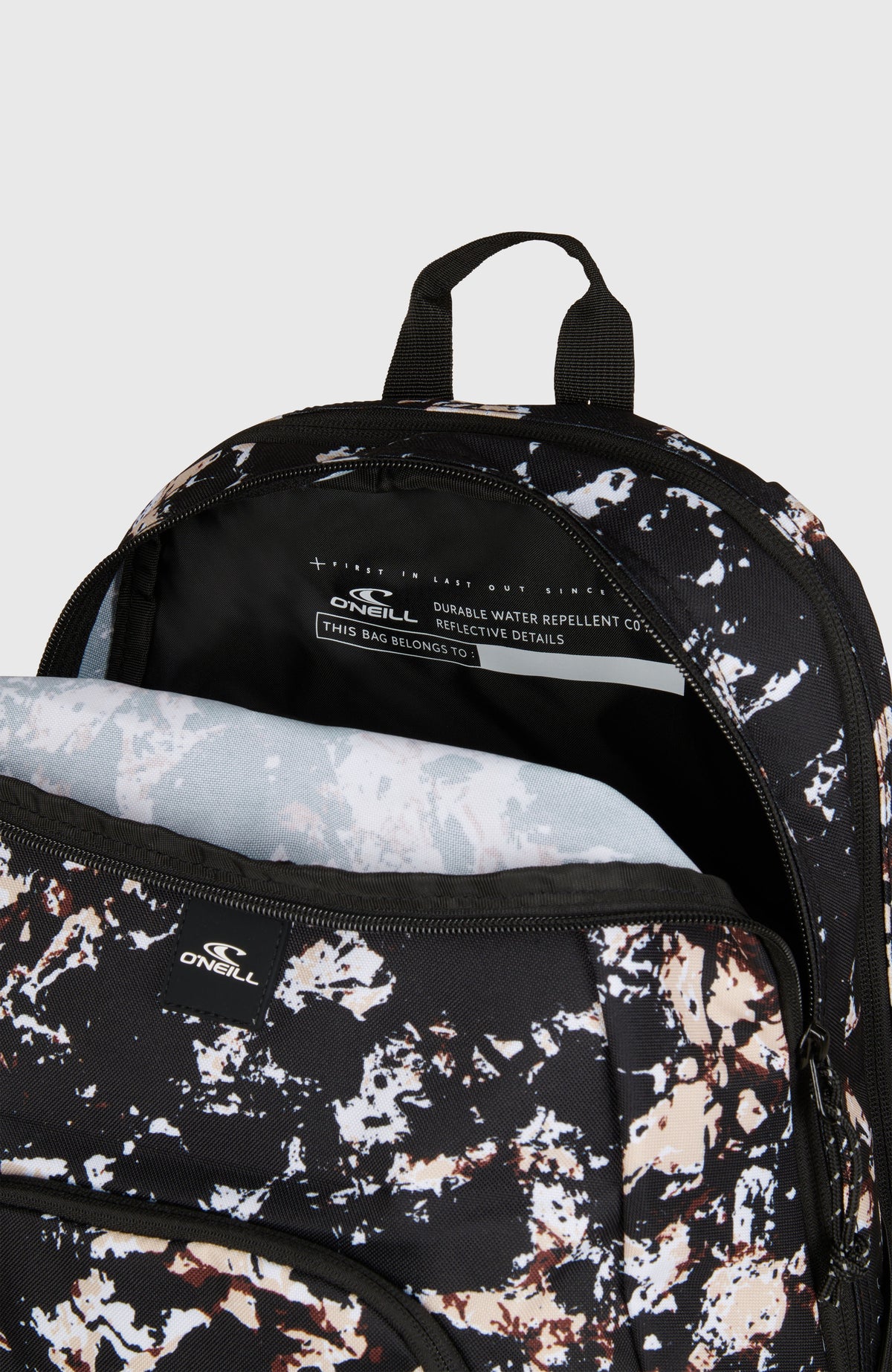 Wedge Rucksack | Black/Beige Quarry