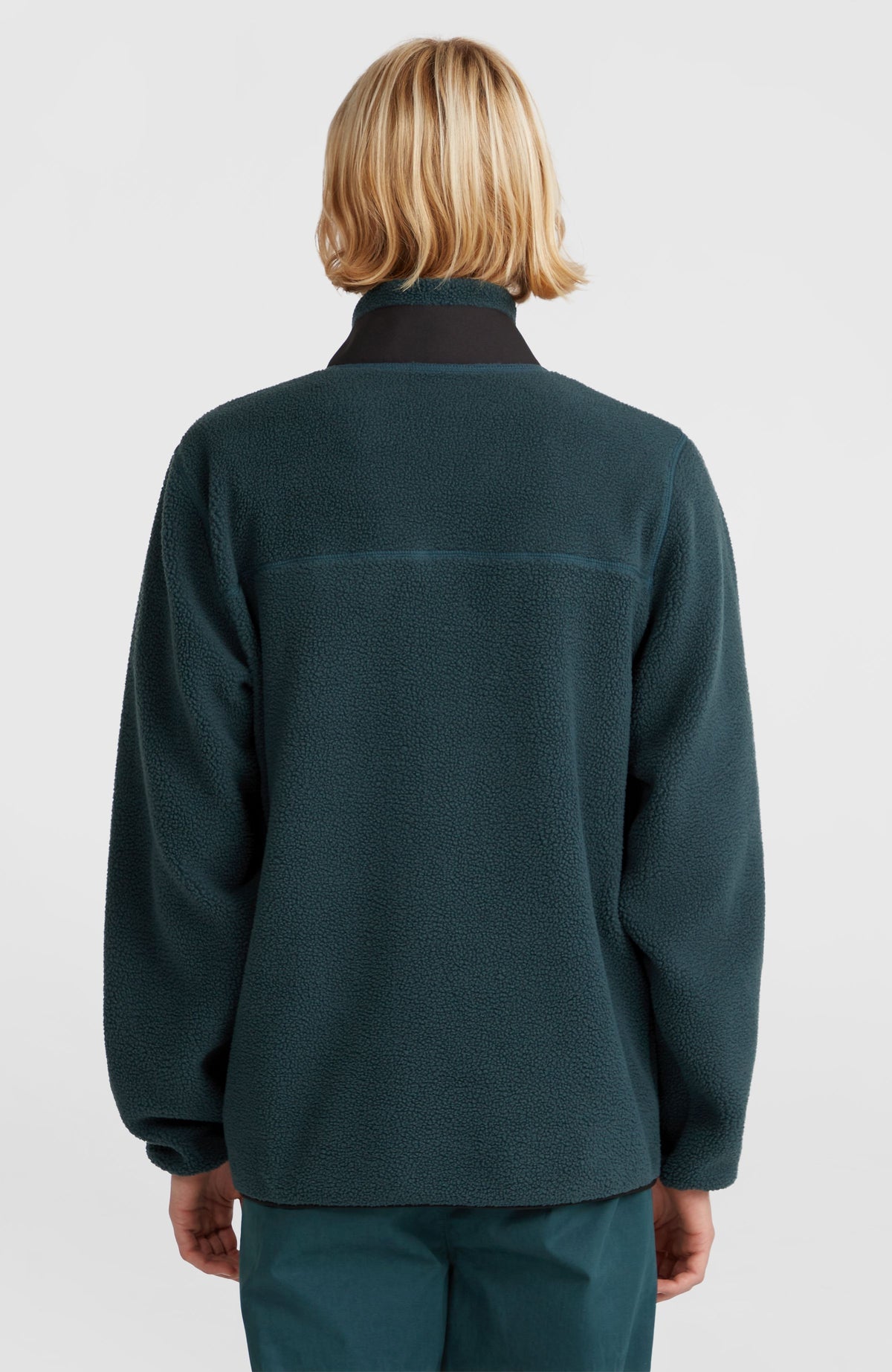 Flauschige Fleecejacke mit Reißverschluss | Alma Steel