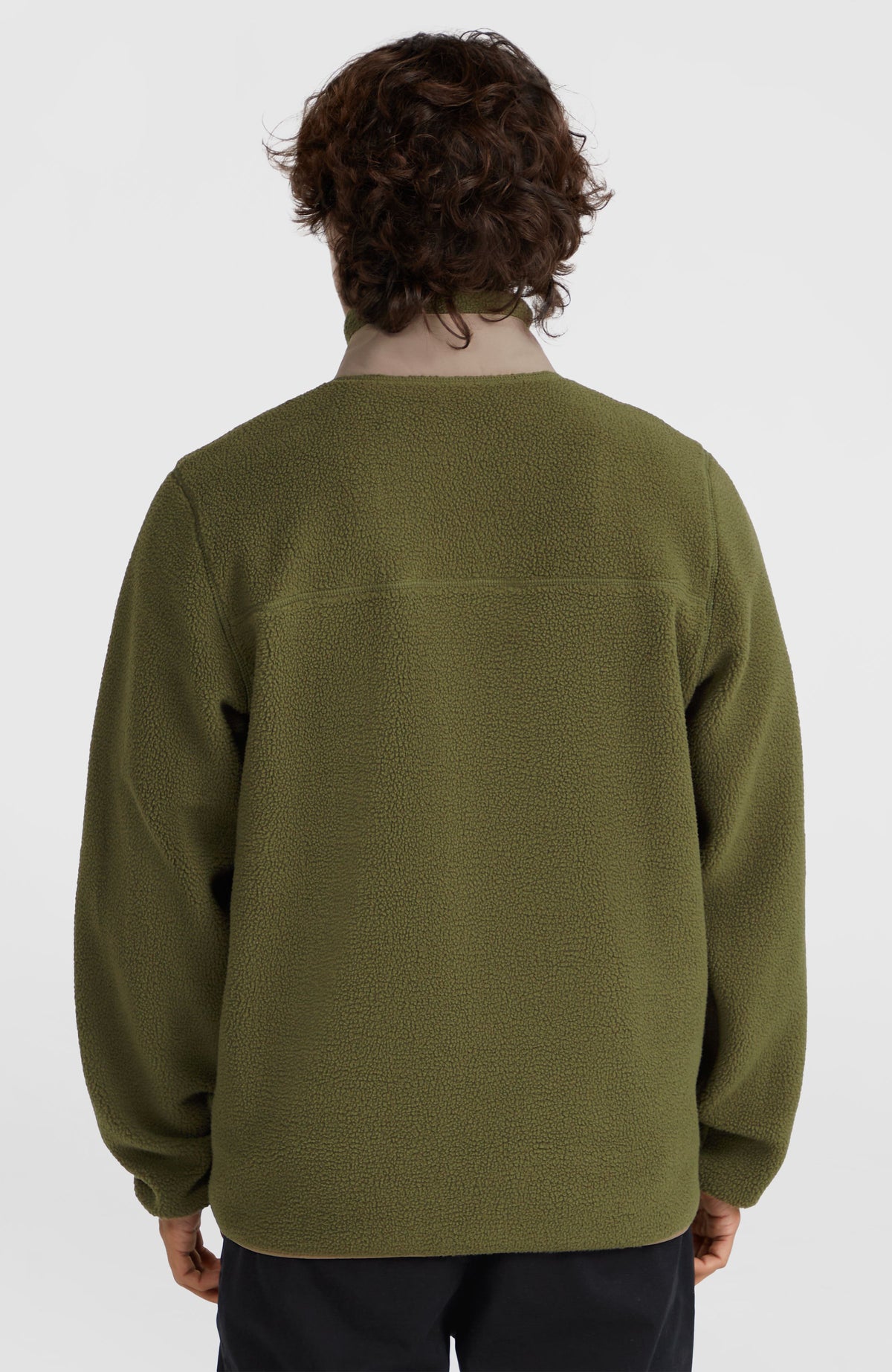 Flauschige Fleecejacke mit Reißverschluss | Forest Night