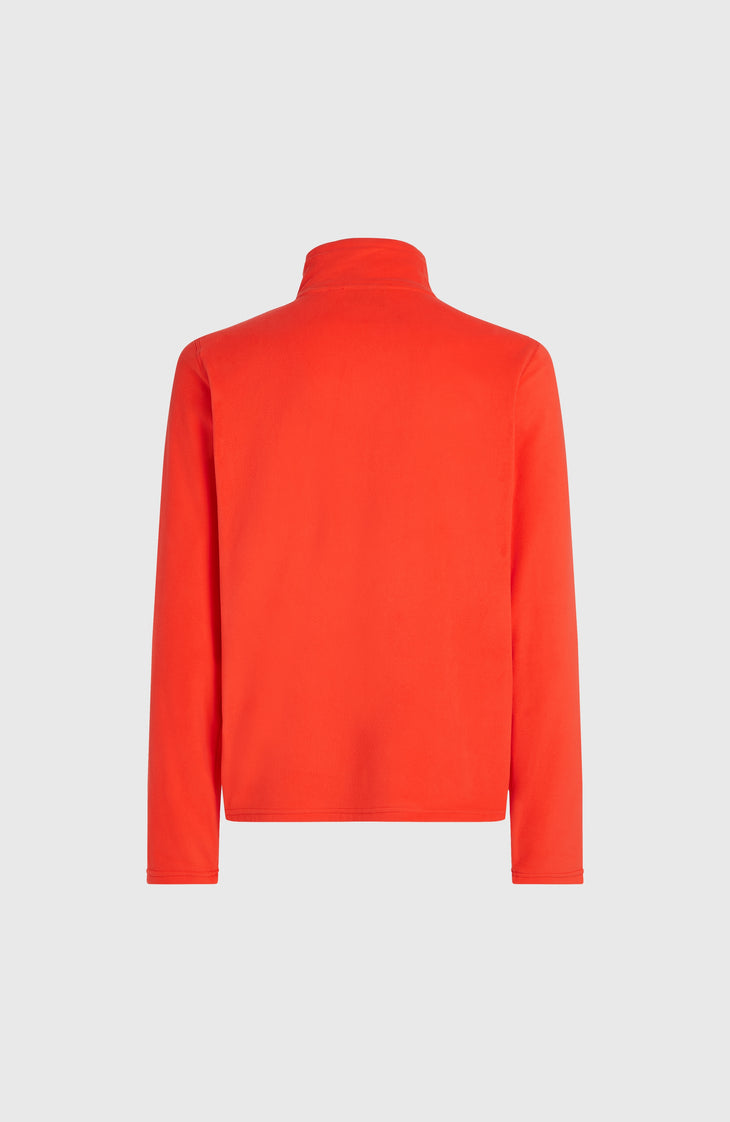Jack's Polartec® 100 Fleecepullover mit Halbreißverschluss | Paprika Flame