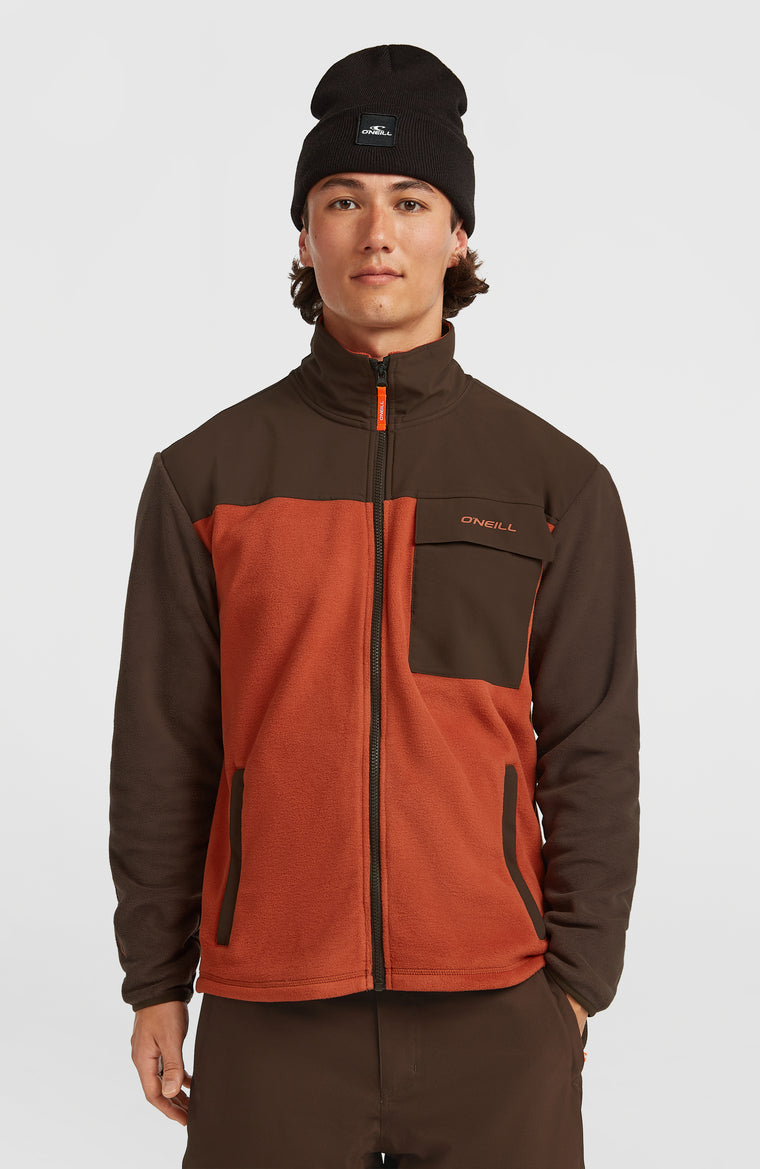 FWC'Peak Polartec® Fleecejacke | Coffee Bean Colour Block FWC'Peak Polartec® Fleecejacke | Coffee Bean Colour Block