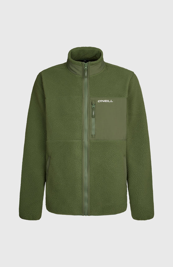 Flauschige Must-Have Fleecejacke mit Reißverschluss | Surface Algae