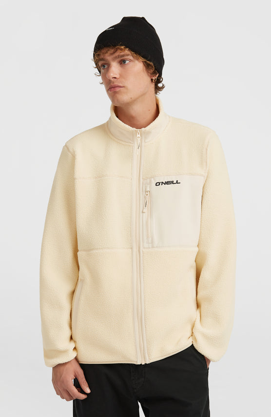 Flauschige Must-Have Fleecejacke mit Reißverschluss | Macaron