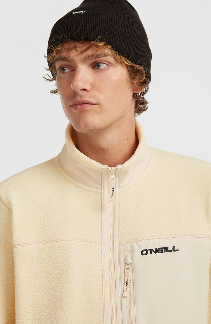 Flauschige Must-Have Fleecejacke mit Reißverschluss | Macaron
