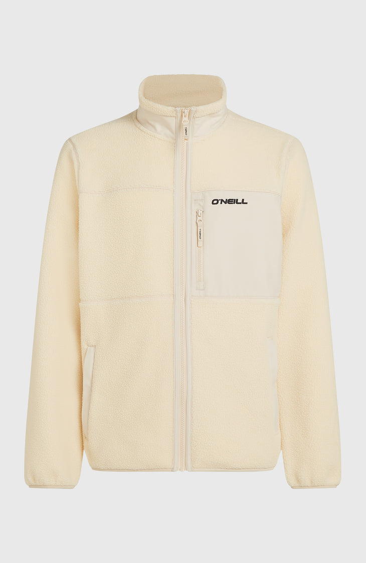 Flauschige Must-Have Fleecejacke mit Reißverschluss | Macaron