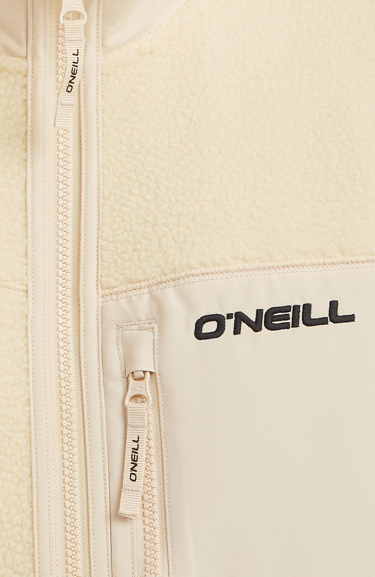 Flauschige Must-Have Fleecejacke mit Reißverschluss | Macaron