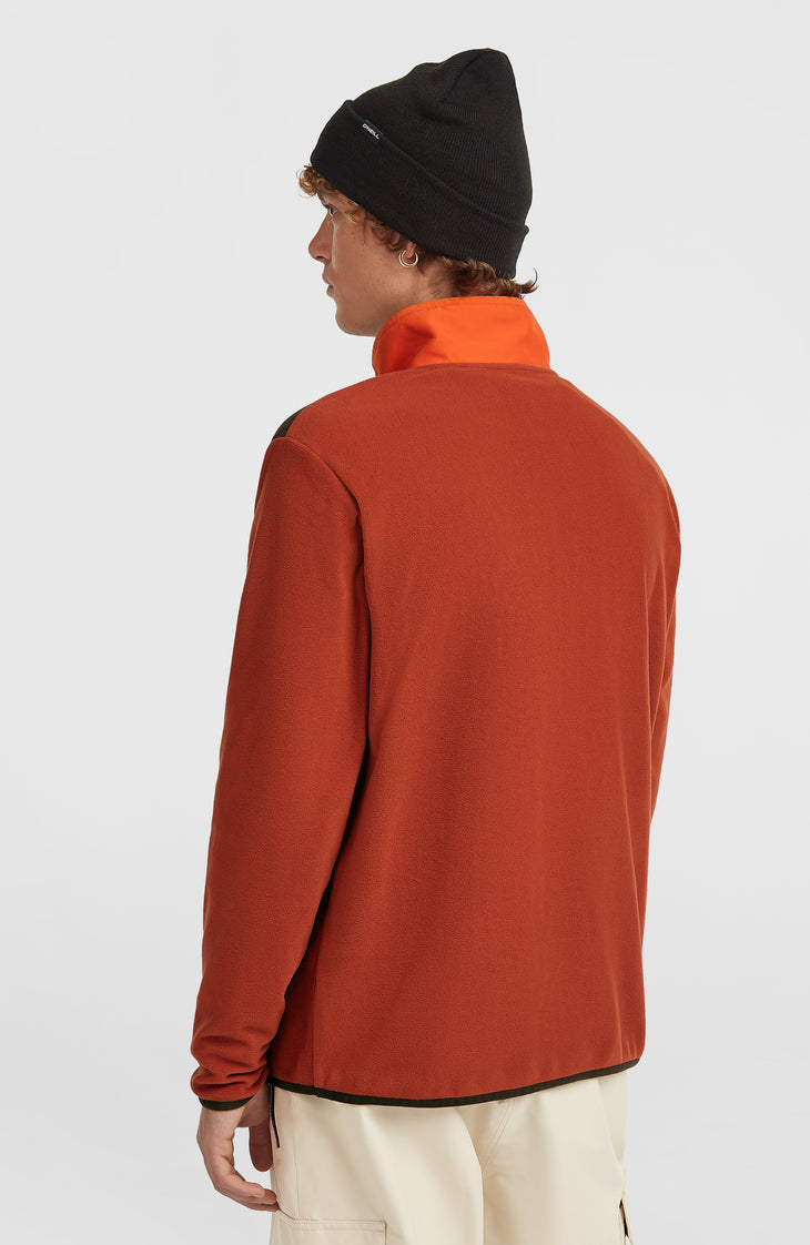 FWC'Cruz Triple Polartec® Fleecepullover | Coffee Bean Colour Block