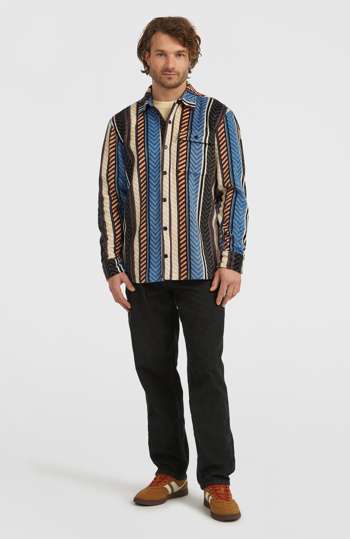 O'Riginals Superfleece Hemd | Blue Vintage O'Neill Stripe