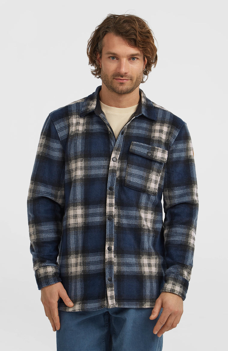 O'Riginals Superfleece Hemd | Mozart Blue Check O'Riginals Superfleece Hemd | Mozart Blue Check