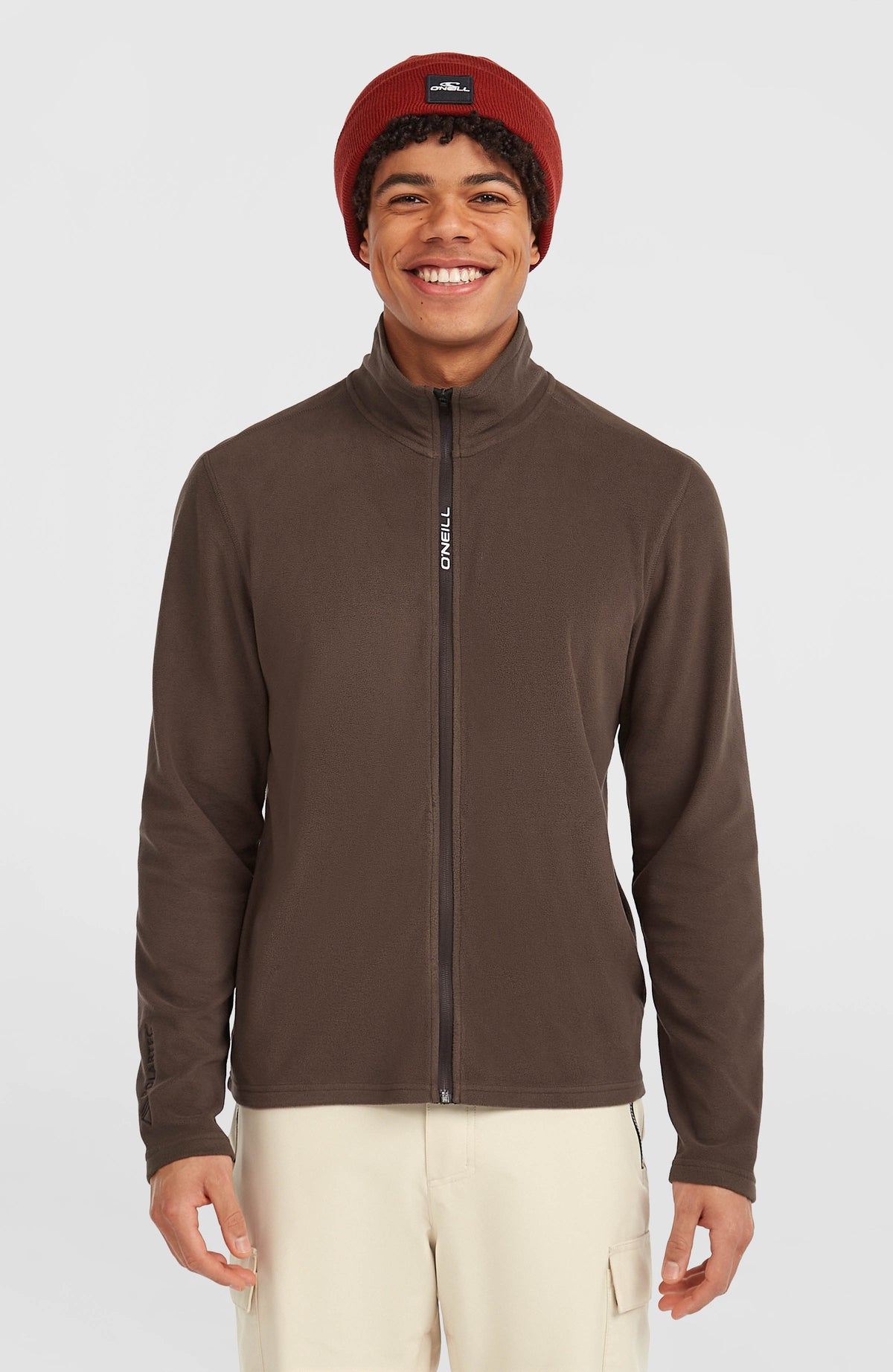 FWC'Cruz Jack's Polartec® Fleecejacke mit Reißverschluss | Coffee Bean
