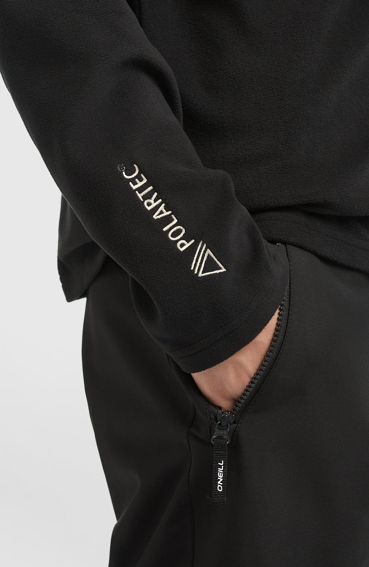 FWC'Cruz Jack's Polartec® Fleecejacke mit Reißverschluss | Black Out