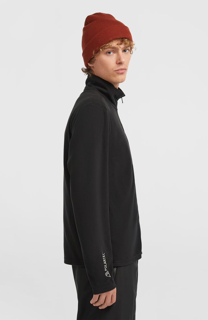 FWC'Cruz Jack's Polartec® Fleecejacke mit Reißverschluss | Black Out