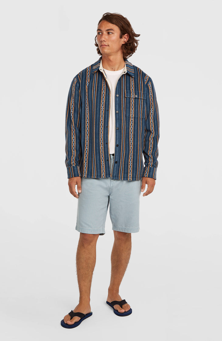 O'Riginals Superfleece Hemd | Blue Originals Jstripe
