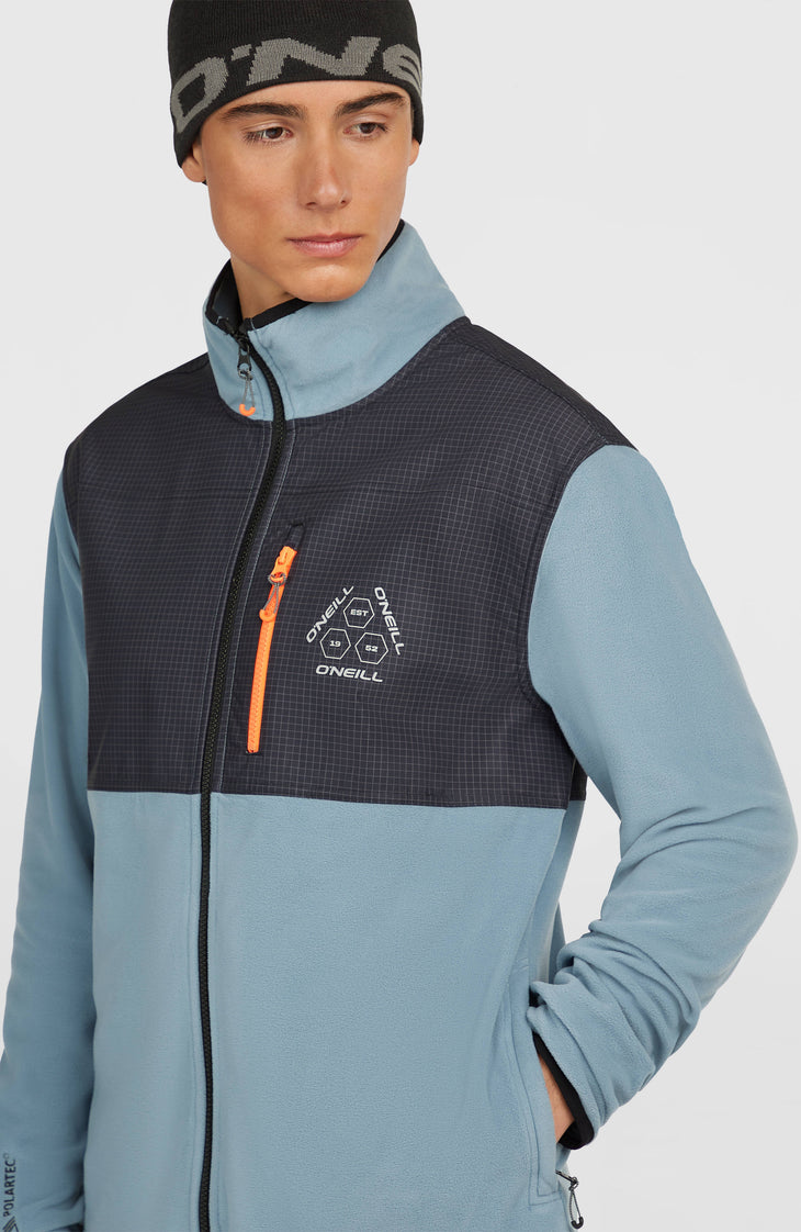 FWC'Peak Polartec® Hyperfleece-Jacke mit Reißverschluss | Murky Water Colour Block