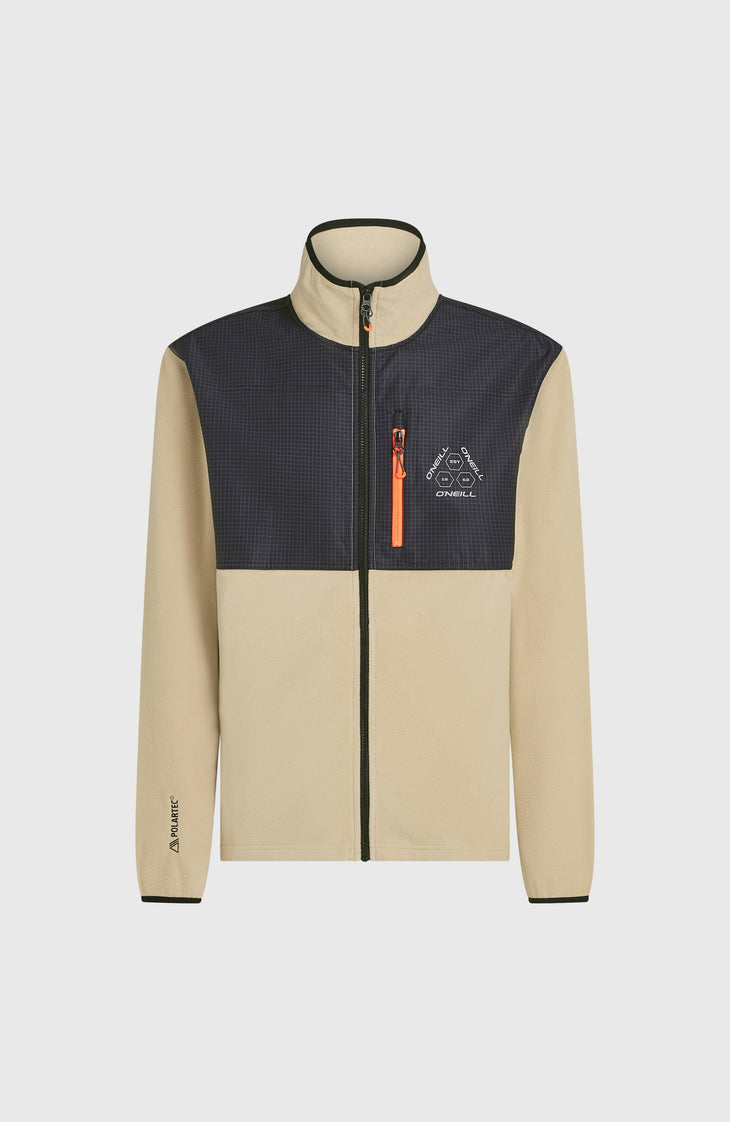 FWC'Peak Polartec® Hyperfleece-Jacke mit Reißverschluss | Olive Blush Colour Block