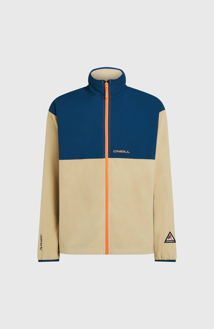 FWC'Play Polartec® Hyperfleece-Jacke mit Reißverschluss | Regal Blue Colour Block