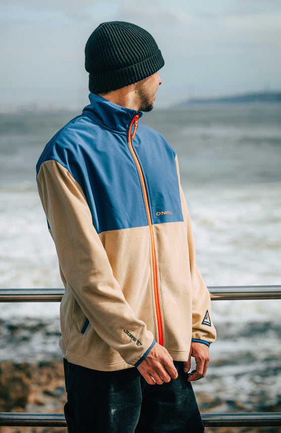 FWC'Play Polartec® Hyperfleece-Jacke mit Reißverschluss | Regal Blue Colour Block