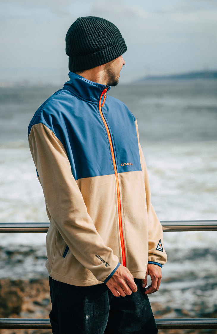 FWC'Play Polartec® Hyperfleece-Jacke mit Reißverschluss | Regal Blue Colour Block