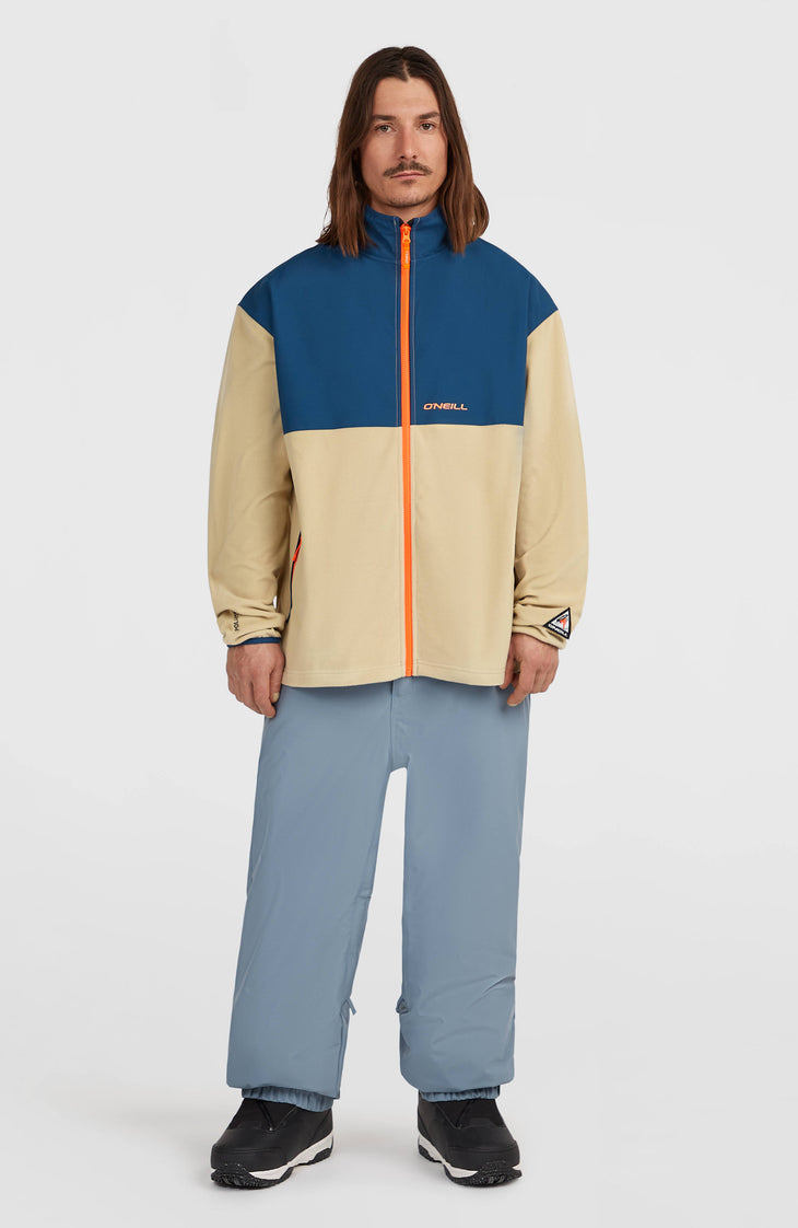 FWC'Play Polartec® Hyperfleece-Jacke mit Reißverschluss | Regal Blue Colour Block
