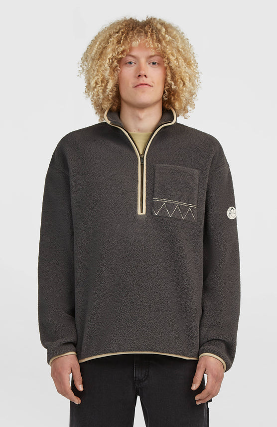 O'Riginals Fleecepullover mit Halbreißverschluss | Raven