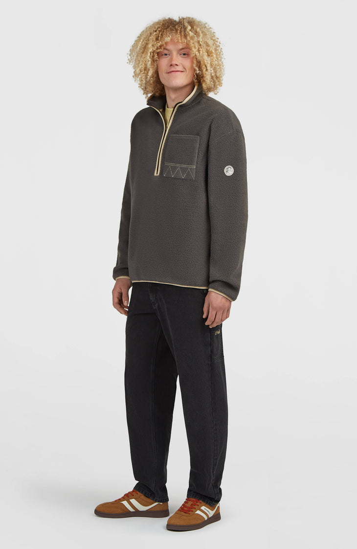 O'Riginals Fleecepullover mit Halbreißverschluss | Raven