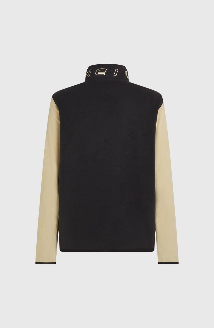 FWC'Cruz Triple Polartec® Fleecepullover mit Halbreißverschluss | Linen White Colour Block