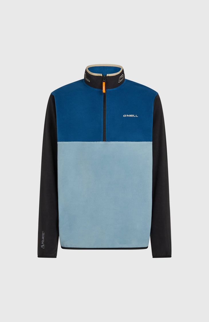 FWC'Cruz Triple Polartec® Fleecepullover mit Halbreißverschluss | Regal Blue Colour Block