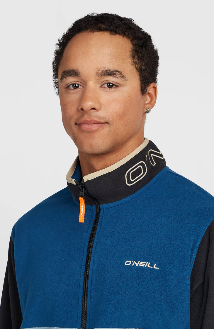 FWC'Cruz Triple Polartec® Fleecepullover mit Halbreißverschluss | Regal Blue Colour Block
