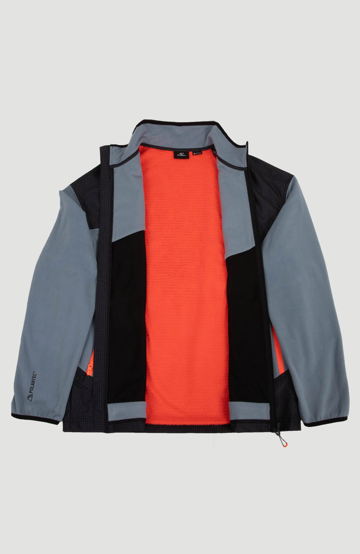 FWC'Peak Polartec® Fire Hyperfleece-Jacke mit Reißverschluss | Murky Water Colour Block